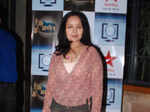 Ananya Khare during the screening of television serial Mere Angne Mein