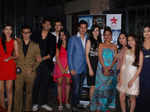Celebs during the screening of television serial Mere Angne Mein