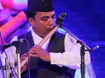 Pratap Khatri Chetti performs during a concert