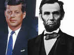 Presidents Abraham Lincoln and J.F. Kennedy