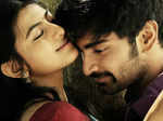 Atharvaa in a still from the Tamil movie Chandi Veeran