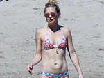 Kate Hudson looks hot in printed bikini with beaded body chain