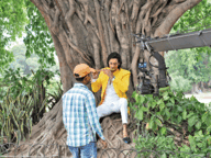 The cast of 'Krishan Kanhaiya' shoots at Red Fort
