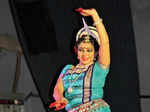 Sanchita Bhattachrya performs during a concert