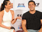 Kareena Kapoor and Salman Khan during the trailer launch of Bollywood film Bajrangi Bhaijaan