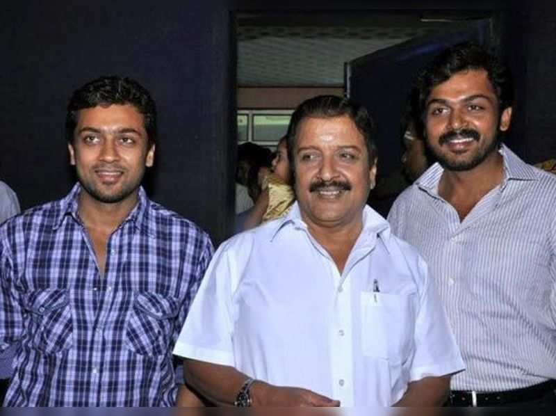 Suriya: Suriya fetes his dad for completing 50 years | Tamil Movie News