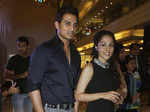 Shiv Pandit and Lekha Washington during the art installation launch event