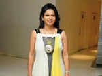 Saritha during a fashion show