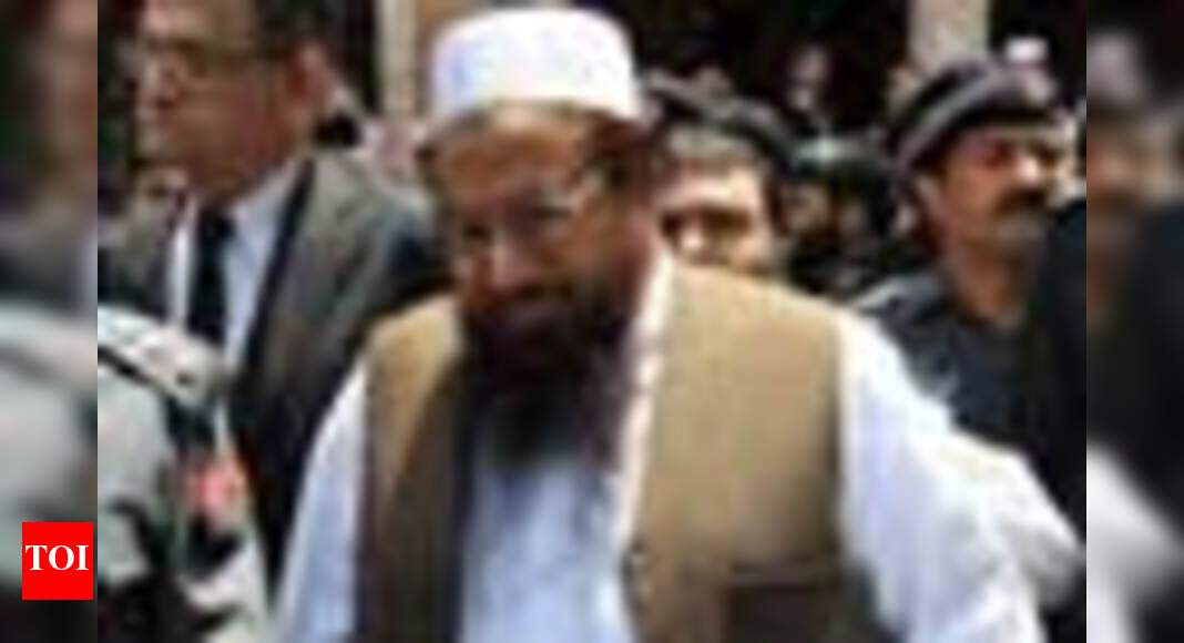 Pak state govt decides to withdraw appeal against Saeed - Times of India