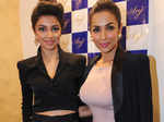 Divya Khosla Kumar and Malaika Arora Khan during the launch of store Anj Kreations