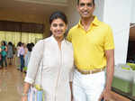 Pinky Reddy and Sanjay Reddy during a Sunday brunch hosted