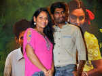 Mitali Jagtap and Kailash Waghmare during the first look and music launch of Marathi film Manaatlya Unhat