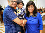 Siddarth,Sangvi and Ravija during Father’s Day special