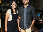 Kavya and Sriram during a party