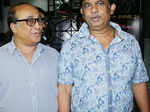 Partha Sarathi and Raja Sen attend the premiere