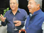 Rakesh Bal and Rajiv Bal during a party