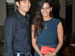 Hiten Tejwani poses with Sanjana Singh