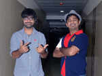 Sachin Sanghvi and Jigar Saraiya during the recording of an unplugged version of song Bezubaan Phir Se