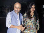 Brahmanand S Siingh and Nisha Jamvwal during the launch of documentary Knowing Pancham