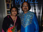 Ronu Majumdar with his wife during the launch of documentary Knowing Pancham