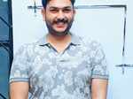 Abhishek Mishra is all smiles during a reunion party