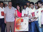 Cast and crew during the music launch of Marathi film Shutter