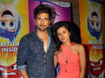 Raqesh Vashisth and Riddhi Dogra during the screening of film Inside Out