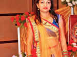 Devika during the wedding reception party