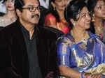 Sarathkumar and Raadhika at the 62nd Britannia Filmfare Awards