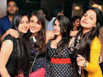 (L-R) Pashmeen, Alankrita, Shraddha and Roopsi during a party