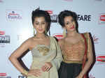 Nikki Galrani and Sanjjana attend the 62nd Britannia Filmfare Awards