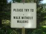 So how do we walk without walking?