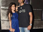 Smriti poses with Arun during a party