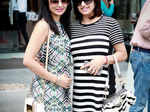 Aruna and Kavitha during a Sunday afternoon brunch