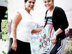 Kavitha and Priyanka are all smiles during a Sunday afternoon brunch