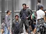 Patrick Dempsey was with his body double on the set of Transformers 3