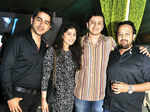 Sajjad Meherally and Shikha Mittal during a party