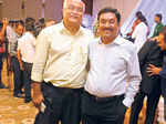 Raju Kunawar and Chandrakant Padmawar pose during the engagement