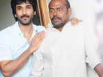 Aadhi and Pasupathy during the promotion of movie