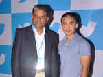MN Reddi, Commissioner of Police, Bangalore with footballer Sunil Chhetri