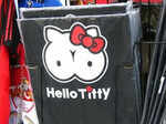 Hello Kitty turning into Hello Titty