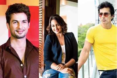 Sonakshi, Shahid and Sonu on TV at the same time