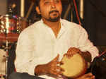 Suvasis Sarkar performs during the music concert