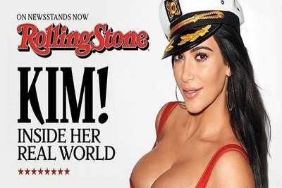 Kim Kardashian turns up the heat with steamy magazine cover