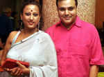 Rubena poses with Sujoy Prosad Chatterjee during Gossip's 10th anniversary