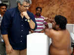 Ajith with Sivabalan during a photo-shoot