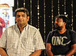 Shabbir Ahmed (R) during the launch of Eid special song