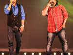 Mika Singh and Pritam Chakraborty during the launch of Eid special song