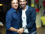 Aditya Motwane poses with Rahul Dev