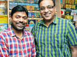Samik Haldar and Arindam Sil pose together during the press meet of Bengali movie